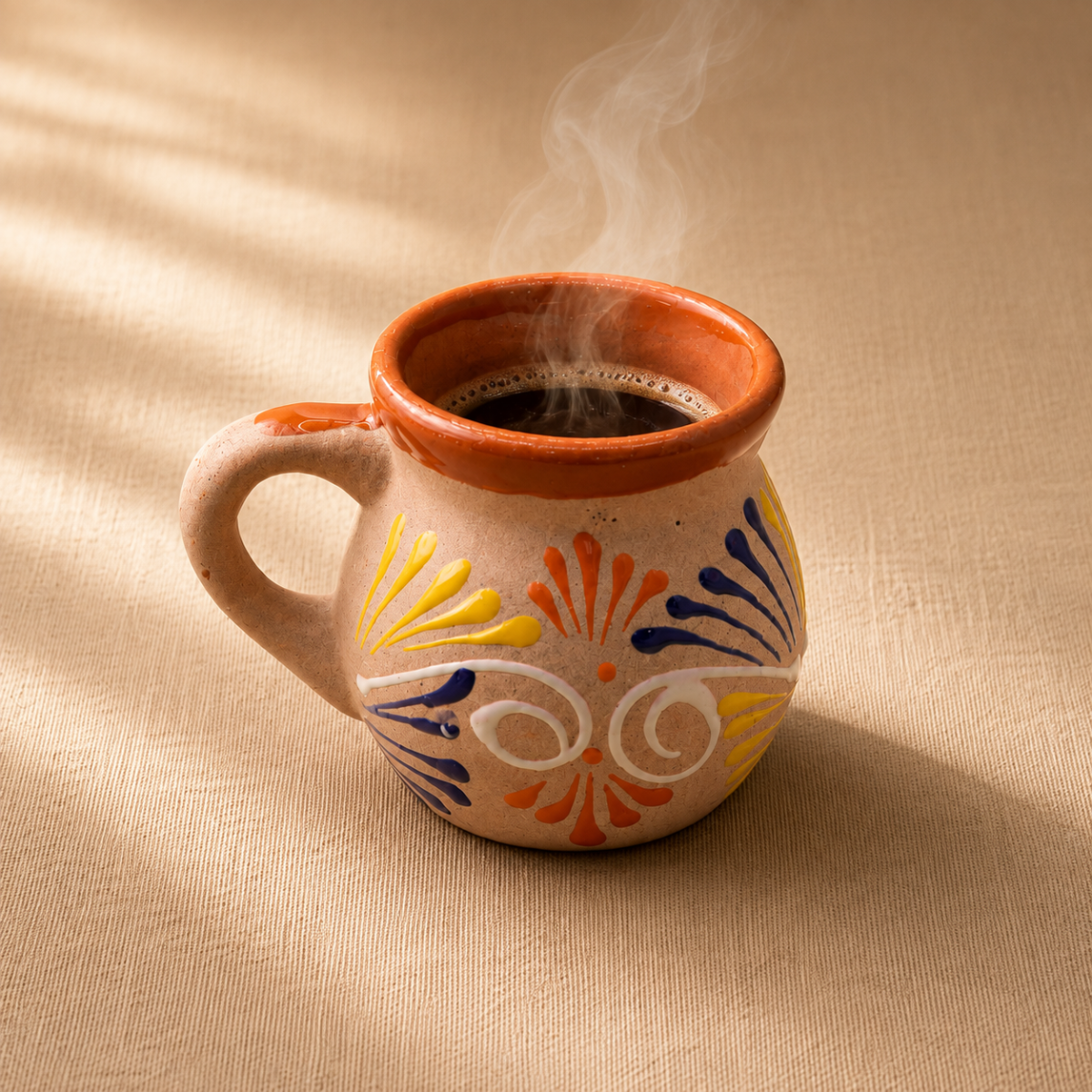 Café de olla, traditional Oaxacan clay-pot coffee, served in San Francisco’s Mission District